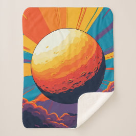 Celestial Sunset Sherpa Blanket