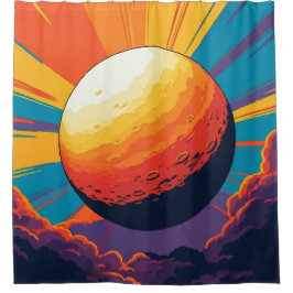 Celestial Sunset Shower Curtain