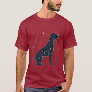 Celestial Suppleant: Starry Silhouette T Shirt