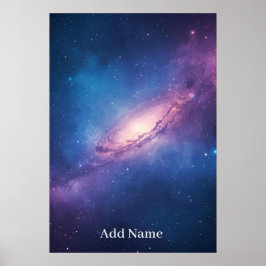 Celestial Swirl Design Phone Case - Personlig f Poster