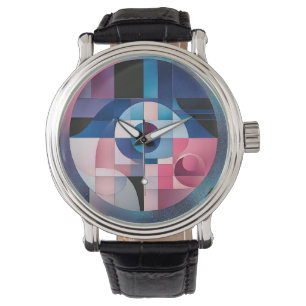 Celestial symmetri: Geometriska former - blåsor oc Armbandsur