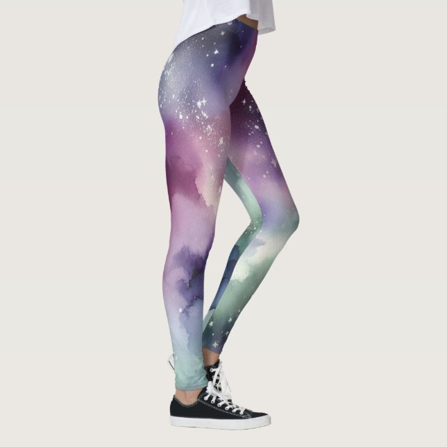 Celestial Tapestry Mönster Leggings (Höger)