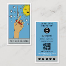 Celestial Tarot Sol Hairdresser Hair Salon Logotyp
