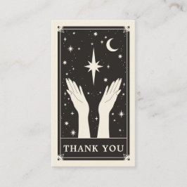 Celestial Tarot tack för det lilla Affärskortet Visitkort