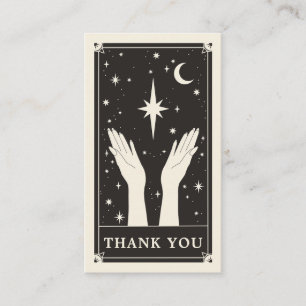 Celestial Tarot tack för det lilla Affärskortet Visitkort