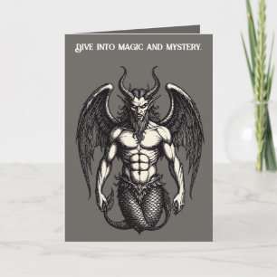 Celestial Tide Crocell Demon Illustration blir Kort