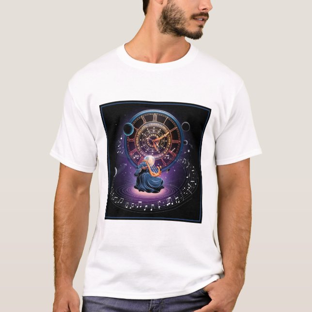 Celestial Timekeeper T Shirt (Framsida)