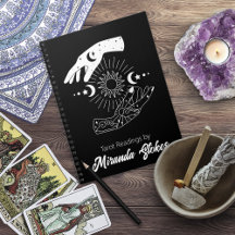 Celestial Touch Trendig Sol & Måne Hand Svart