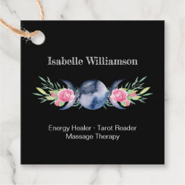 Celestial Triple Måne Goddess Metaphysisk Mystic Gåvor Etiketter