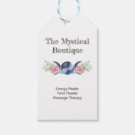 Celestial Triple Måne Goddess Metaphysisk Mystic Presentetikett