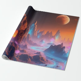 Celestial Twilight Ligcape - Alien Planet Presentpapper
