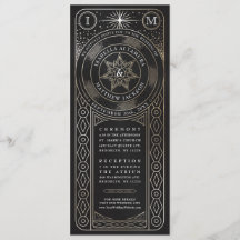 Celestial Union Bröllop Invitiations (Tall)