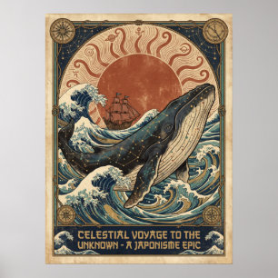 Celestial Valresa resa Japonisme Episk Väggkonst