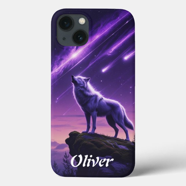 Celestial Varg - Mystic Howl iPhone 13 Fodral (Baksida)