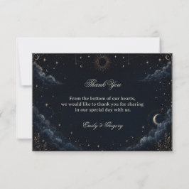 Celestial Vintage Kosmisk  Tack Kort