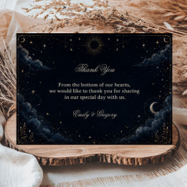 Celestial Vintage Kosmisk Tack Kort