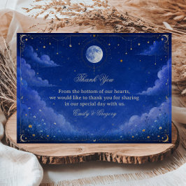 Celestial Vintage Kosmisk Tack Kort