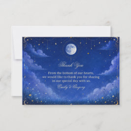 Celestial Vintage Kosmisk Tack Kort