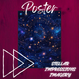 Celestial Vortex Poster
