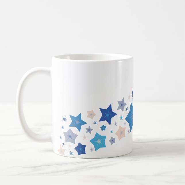 Celestial Waltz (diagonal) Kaffemugg (Vänster)