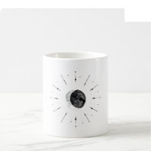 Celestial Watercolor Mugg - Mono & Silver