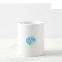 Celestial Watercolor Mugg - Teal & Violett