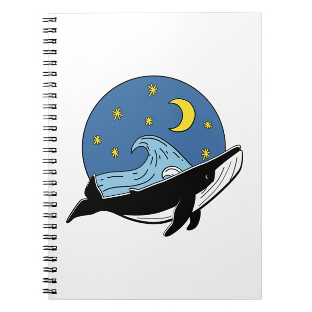 Celestial Whale Anteckningsbok (Framsidan)