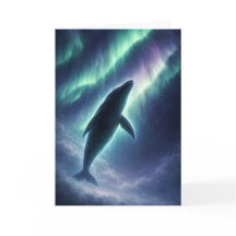 Celestial Whale Norrsken Kort