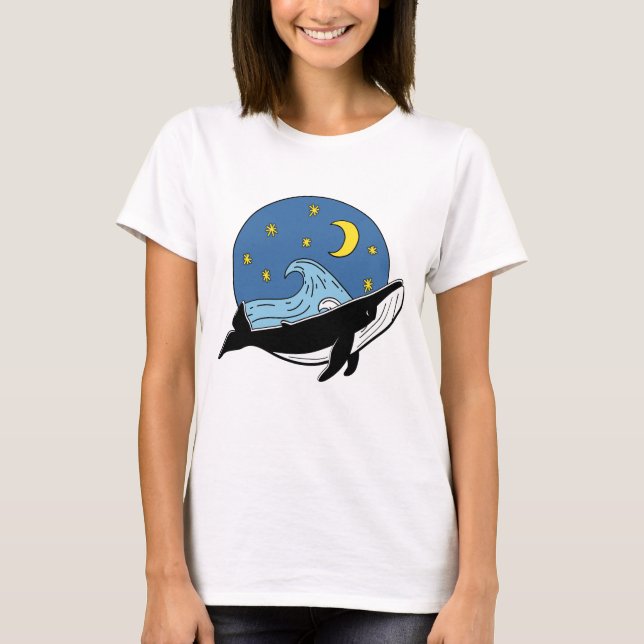 Celestial Whale T-Shirt (Framsida)