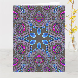 Celestial Whirl Blank Greeting Card Kort
