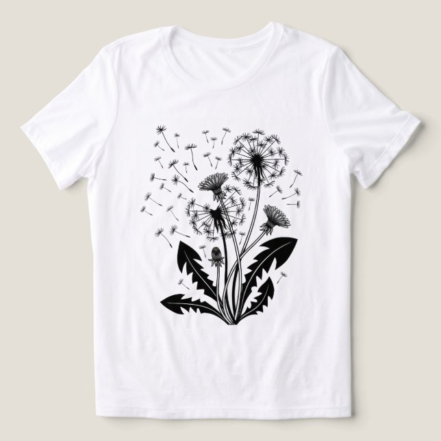 Celestial Wind Maskros Dam Grafisk T-shirt (Design Framsida)