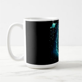 Celestial Wolf – Cosmic Howl Wildlife Galaxy Kaffemugg