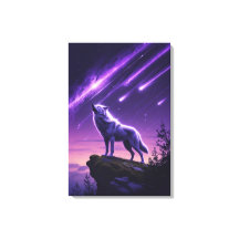 Celestial Wolf – Mystic Howl Canvastryck