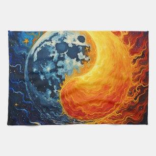 Celestial Yin Yang Art Kökshandduk