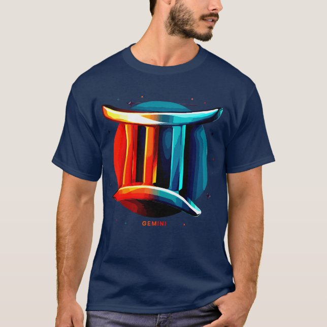 Celestial Zodiac T Shirt (Framsida)