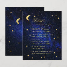 Celestiala Bröllopsdetaljer Guldstjärnor Budgetkor