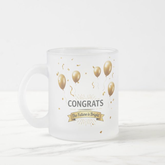 Celestiala Drömmar – Frostad Examenmugg (10oz) Glasmugg (Vänster)