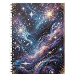 Celestiala Drömmar Kosmisk Galax Anteckningsbok