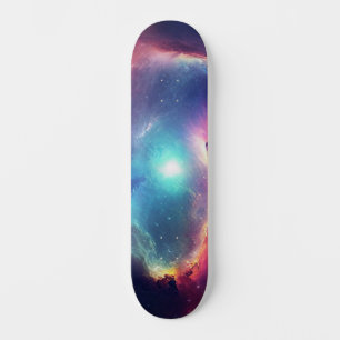 Celestiala Galaxen Rymden Mini Skateboard Bräda 18,5 Cm