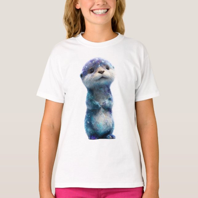 Celestiala Kosmiska Galax Utter Barn T Shirt (Framsida)