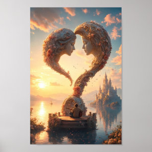 Celestiala själsfränder Sunrise Fantasy Affisch