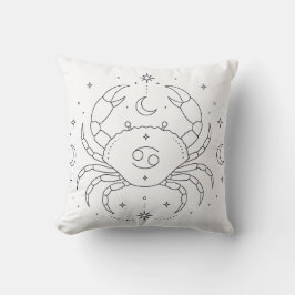 Celestialt Målarbok Kudd | Cancer Zodiak Kudde