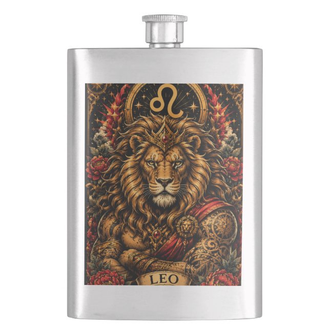 Celestialt manlig Zodiac Leodesign Fickplunta (Framsidan)