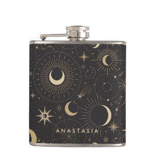 Celestiel Astronomi Personlig Hip Flask Fickplunta