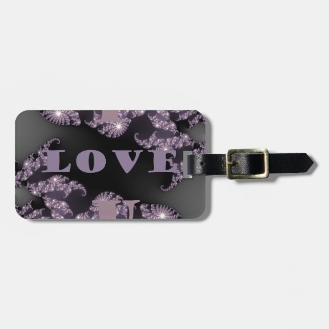 Celestiment Sentiments i Kärlek Du Galactic Hälsni Bagagebricka (Horisontell Framsida)