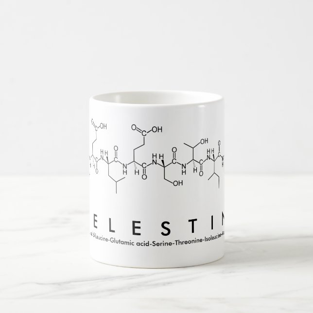 Célestine peptide namn mugg (Center)