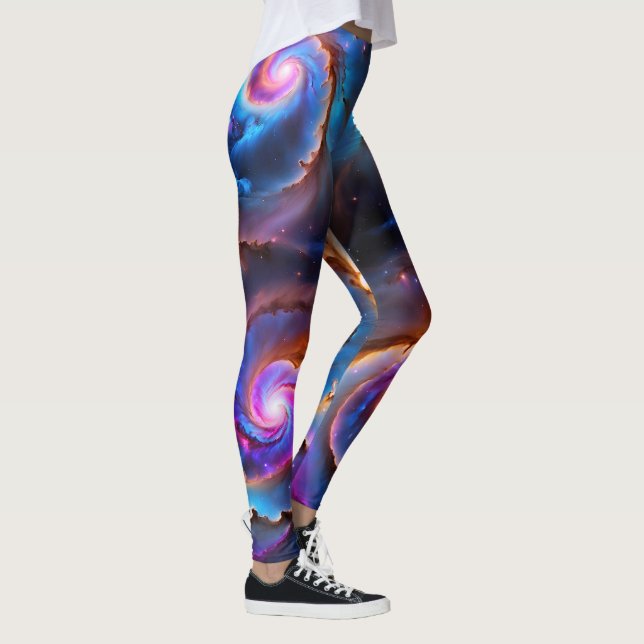 ’Celestium’ - Nebula och Galaxies Leggings (Höger)