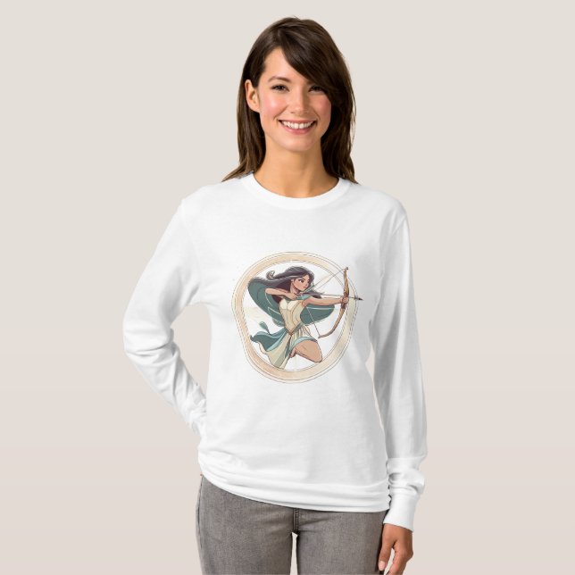 Celestria Skytten Jägare T Shirt (Hel framsida)
