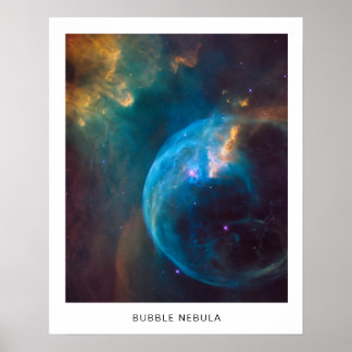 Celestulär bubbelnebulosa foto med namn 16X20 Poster