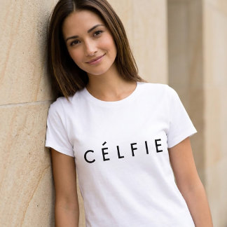 Celfie T-shirt, Statement Tee, Tumblr-skjorta Tee